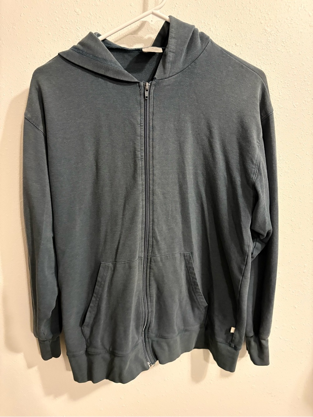 Classic Full-Zip Hooded Sweatshirt - Slate Blue